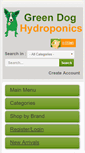 Mobile Screenshot of greendoghydroponics.com